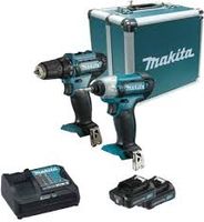 Makita CLX224SAX1 Comboset - accuboor DF333 + slagschroever TD110 12V 2.0Ah Li-Ion - CLX224SAX1