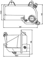 Expansietank, koelvloeistof CRT204000S - thumbnail