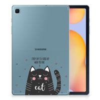 Samsung Galaxy Tab S6 Lite | S6 Lite (2022) Tablet Back Cover Cat Good Day - thumbnail