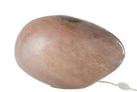 J-Line Lamp Dany Ovaal Glas Rose