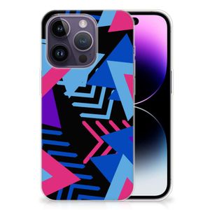 Apple iPhone 14 Pro TPU Hoesje Funky Triangle