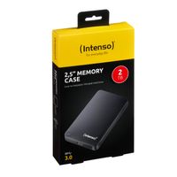 Intenso 2TB 2.5" Memory Case USB 3.0 externe harde schijf 5400 RPM 2.5" USB Type-A 3.2 Gen 1 (3.1 Gen 1) Zwart - thumbnail