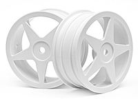 Ultra 5 wheel white (2.2in/60x26mm/2pcs)