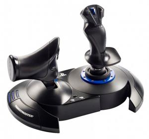 Thrustmaster T.Flight Hotas 4 Vliegsimulator joystick USB PlayStation 4, PC Zwart, Blauw