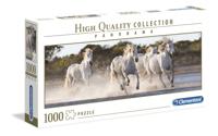 Clementoni puzzel Panorama rennende paarden 1000 stukjes