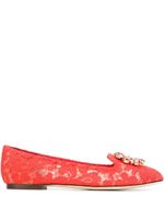 Dolce & Gabbana slippers "Vally" - Rouge - thumbnail