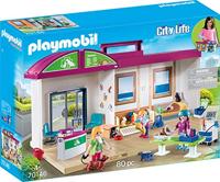 Playmobil 70146 City Life Meenemen Dierkliniek, Meerkleurig, 43.5 x 12 x 32.5 cm
