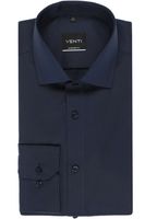 Venti Modern Fit Overhemd blauw, Effen