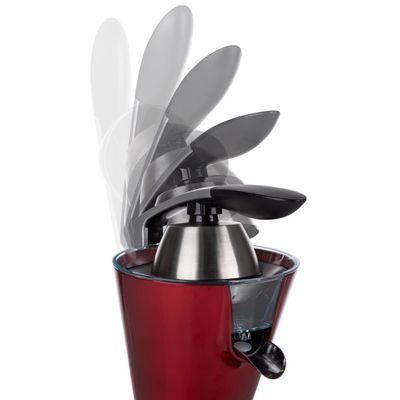 Princess 201856 elektrische citruspers 300 W Metallic, Rood