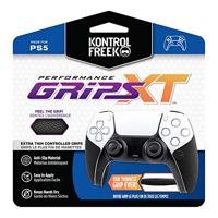 KontrolFreek Performance Grips XT voor Playstation 5 Controller | Extra dunne handgrepen | Zwart (extra dun)