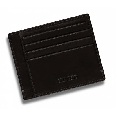 Dal Negro pashouder Rfid 11 x 9 cm leer donkerbruin