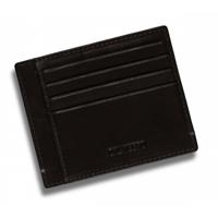 Dal Negro pashouder Rfid 11 x 9 cm leer donkerbruin