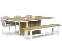 Santika Novita/Los Angeles/Seaside 220 cm dining tuinset 5-delig