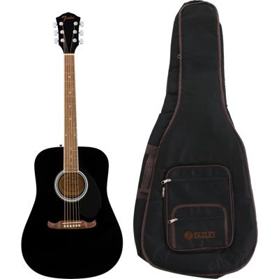 Fender FA-125 Dreadnought Black westerngitaar + gigbag Fender FA-125 Dreadnought Black westerngitaar + gigbag