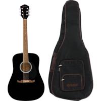 Fender FA-125 Dreadnought Black westerngitaar + gigbag