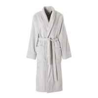 Seahorse badstof badjas Pure lichtgrijs