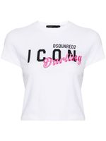 DSQUARED2 t-shirt Icon Darling en coton - Blanc - thumbnail