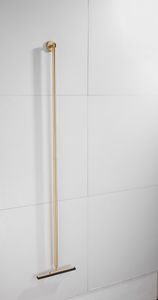 Saniclear Brass vloerwisser 125cm geborsteld messing mat goud