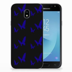 Samsung Galaxy J3 2017 TPU bumper Vlinder Patroon