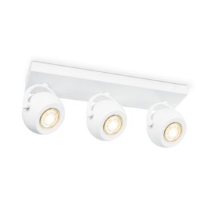 Home sweet home LED opbouwspot Nop 3L 35,5 cm - wit