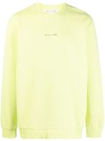 1017 ALYX 9SM sweat en coton à logo imprimé - Jaune