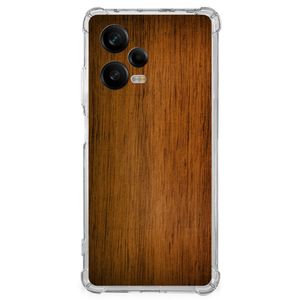 Xiaomi Redmi Note 12 Pro Stevig Telefoonhoesje Donker Hout