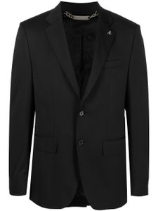 Philipp Plein blazer Gigolò à simple boutonnage - Noir