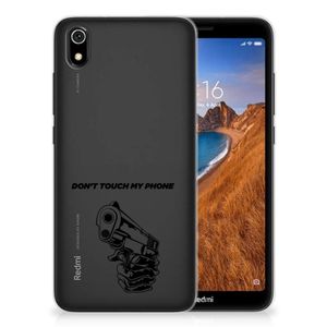 Xiaomi Redmi 7A Silicone-hoesje Gun Don't Touch My Phone