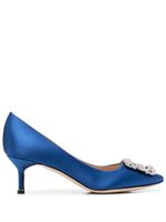 Manolo Blahnik escarpins Hangisi 50 mm - Bleu - thumbnail