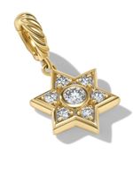 David Yurman pendentif Star of David en or 18ct pavé de diamants