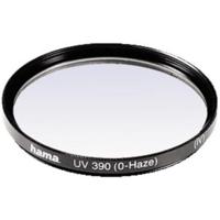 Hama UV-filter (UV-bescherming en bescherming, 4-voudige compensatie, antireflecterende behandeling, voor 37 mm cameralens, O-Haze, behandeld) zwart