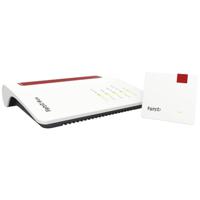 FRITZ! Mesh Set 7530 AX + 1200 AX Dual-band (2.4 GHz / 5 GHz) Wi-Fi 6 (802.11ax) Rood, Wit 4 3G Intern - thumbnail