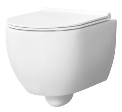 Xenz Gio randloos hangend toilet met softclose zitting hoogglans wit