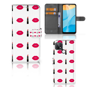 OPPO A15 Telefoon Hoesje Lipstick Kiss