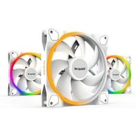 Be quiet! LIGHT WINGS White 140mm PWM Triple-Pack - thumbnail