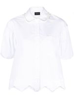 Simone Rocha chemise en coton à ornements - Blanc