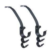 Hypersonic parapluhangers 32,5 x 7 cm zwart 2 stuks