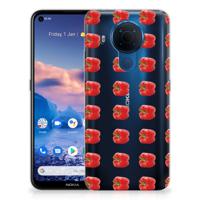 Nokia 5.4 Siliconen Case Paprika Red