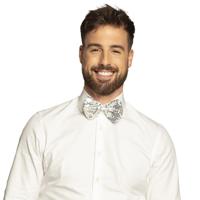 Strikje pailletten zilver