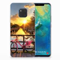 Huawei Mate 20 Pro Siliconen Back Cover Amsterdamse Grachten