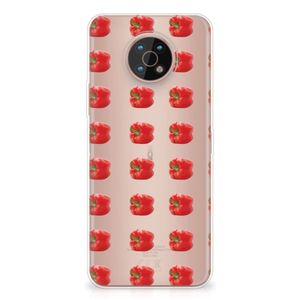 Nokia G50 Siliconen Case Paprika Red