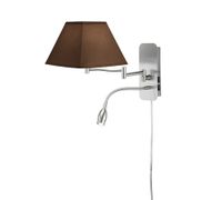 Trio HOTEL V bruin bedlamp - thumbnail