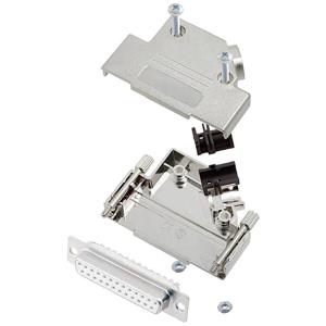 encitech D45PK-M-25-DMS-W-K 6355-8010-13 D-sub female connectorset 45 ° Aantal polen: 25 Soldeerkelk 1 stuk(s)