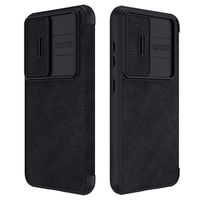 Nillkin Qin Pro Series Samsung Galaxy S23+ 5G Flip Case - Zwart