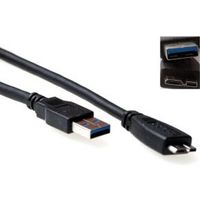 ACT SB3031 USB-kabel 2 m USB 3.2 Gen 1 (3.1 Gen 1) USB A Micro-USB B Zwart - thumbnail