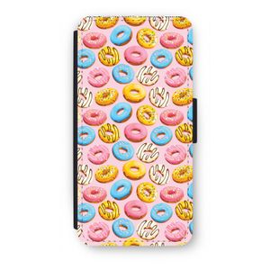 Pink donuts: iPhone 7 Flip Hoesje