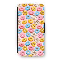 Pink donuts: iPhone 7 Flip Hoesje