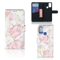 Alcatel 1S (2021) Hoesje Lovely Flowers