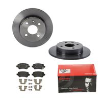 Remmenset, remschijf BREMBO, Remschijftype: Massief, Inbouwplaats: Achteras, u.a. für Opel, Vauxhall, Chevrolet - thumbnail