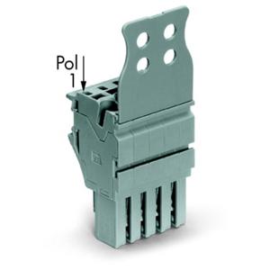 WAGO 2022-102/132-000 Connector, female Grijs 100 stuk(s)